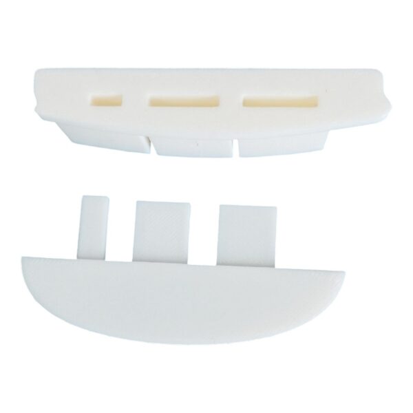 Bouchon à coller pour lame de volet roulant piscine, bouchon de remplacement pour réparation et maintien des lames.