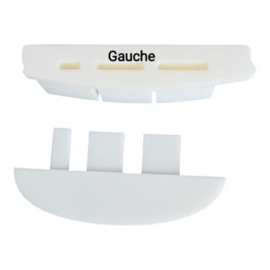 Bouchon à coller pour lame de volet roulant piscine, embout de remplacement pour réparation et maintien des lames.